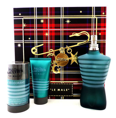 Jean Paul Gaultier Le Male Set 3 piezas EDT 125ml
